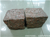 Red granite cubic 10x10x6-8